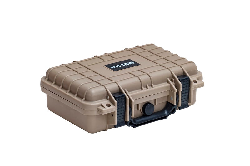 MEIJIA Portable All Weather Waterproof Protective Hard Case, Small Camera Case,Dry Case with Customizable Foam,Fit Use of Drones, Camera,Equipments, 11.65 â€x8.35â€x3.78â€ - Image 1